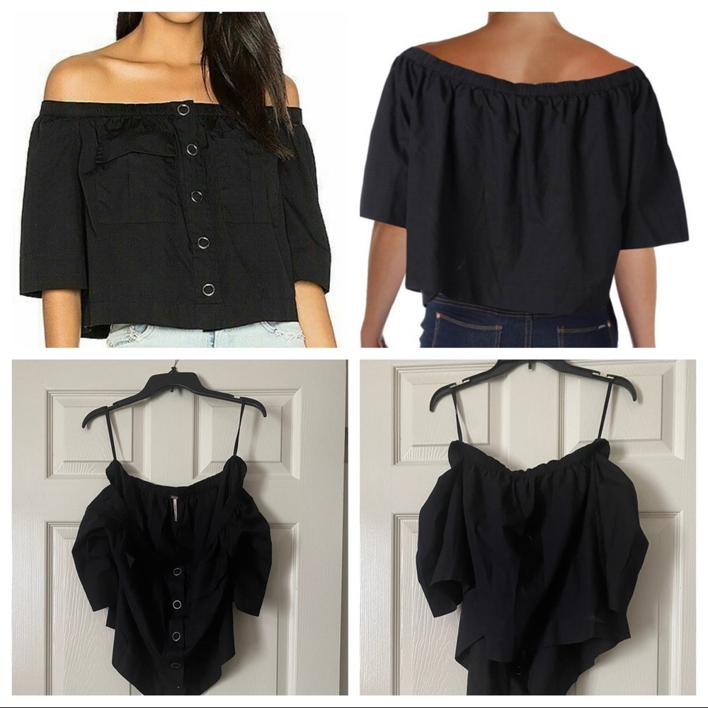 Free People Head Over Heels Off-Shoulder Top